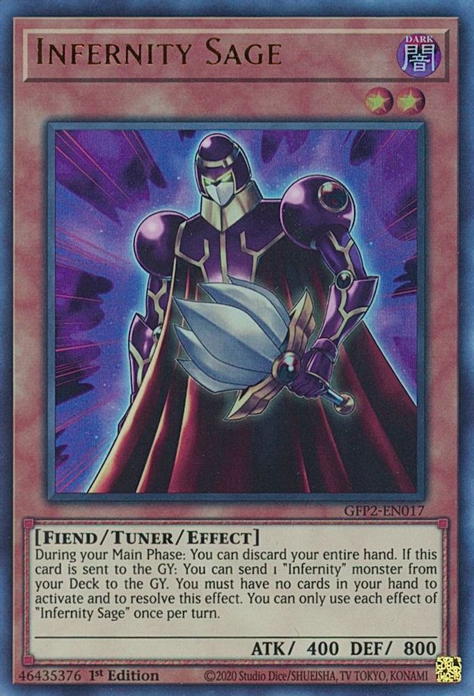 Infernity Sage (GFP2-EN017) - Ultra Rare