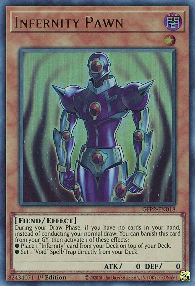 Infernity Pawn (GFP2-EN018) - Ultra Rare