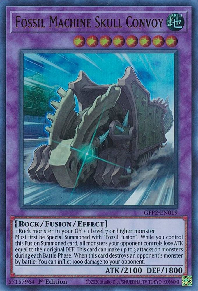 Fossil Machine Skull Convoy (GFP2-EN019) - Ultra Rare