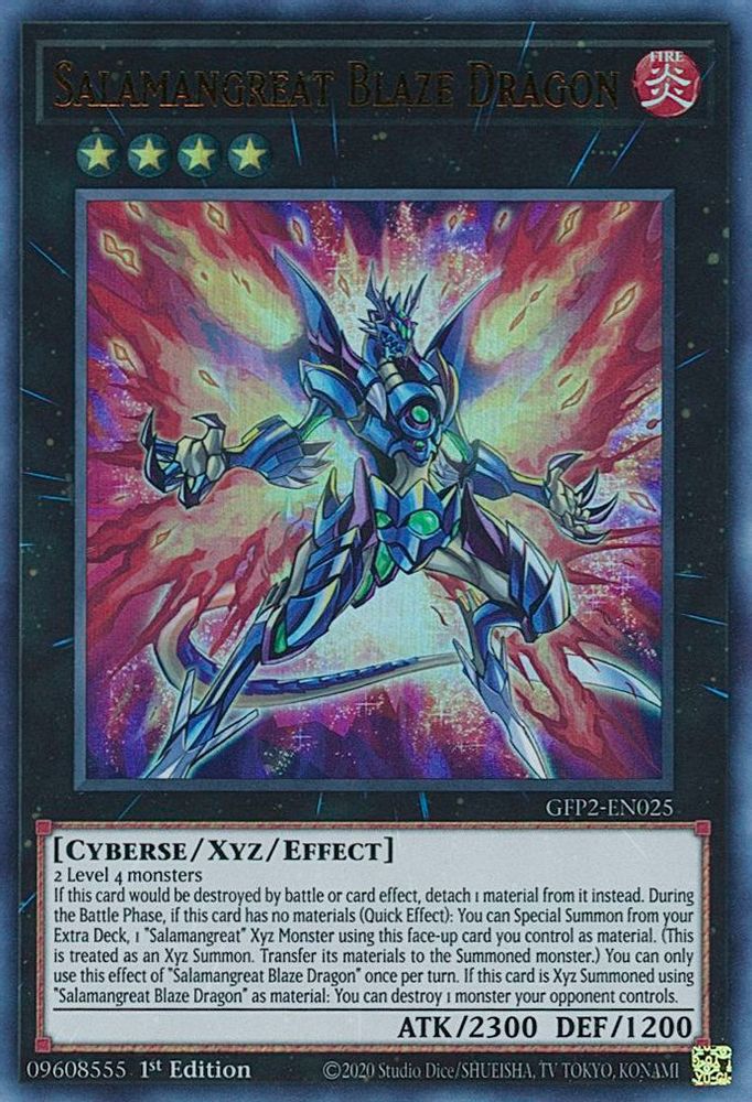 Salamangreat Blaze Dragon (GFP2-EN025) - Ultra Rare