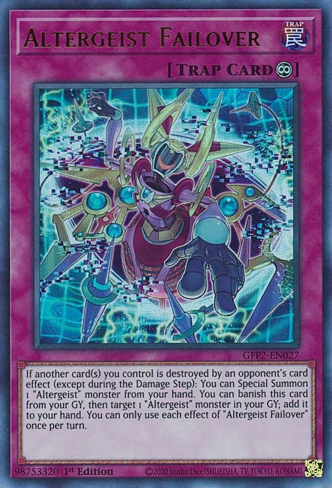 Altergeist Failover (GFP2-EN027) - Ultra Rare