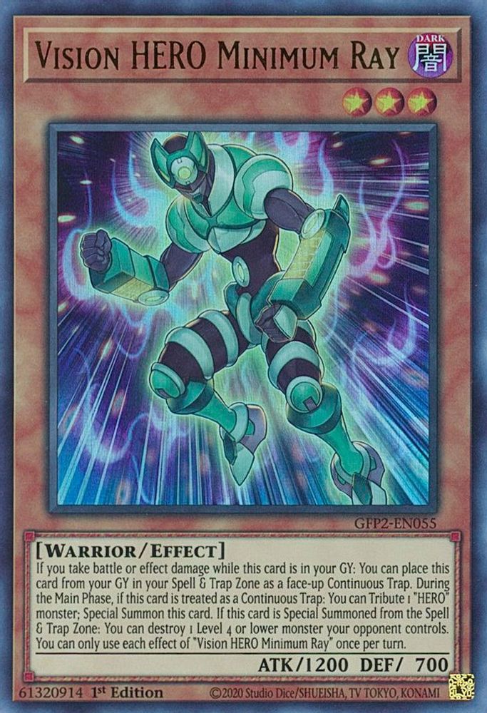 Vision HERO Minimum Ray (GFP2-EN055) - Ultra Rare
