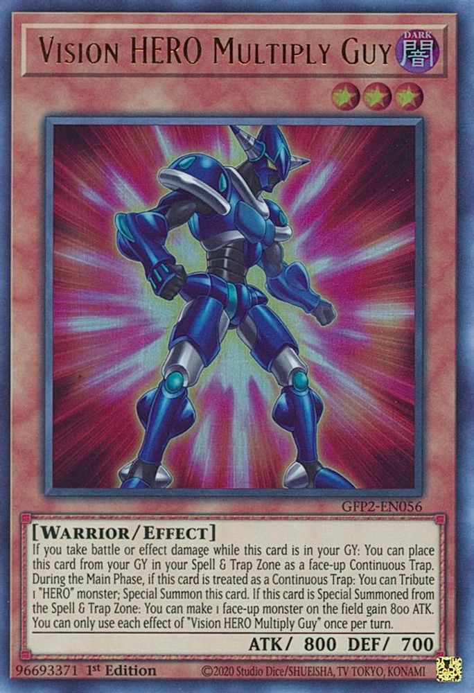 Vision HERO Multiply Guy (GFP2-EN056) - Ultra Rare