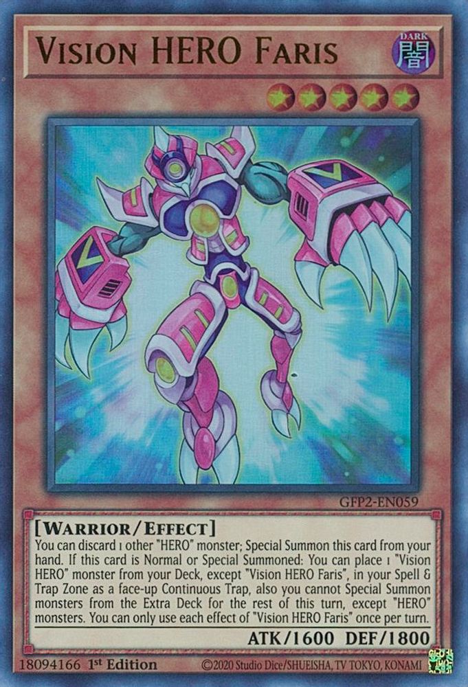 Vision HERO Faris (GFP2-EN059) - Ultra Rare