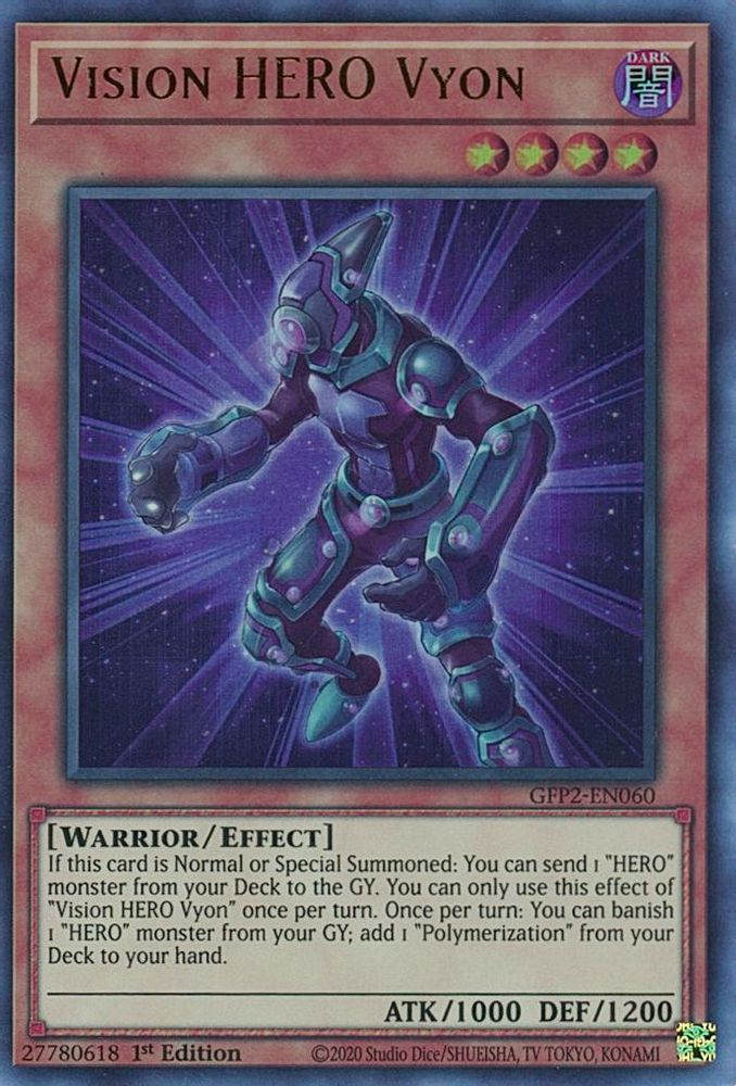 Vision HERO Vyon (GFP2-EN060) - Ultra Rare