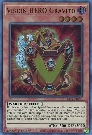 Vision HERO Gravito (GFP2-EN061) - Ghosts From the Past: The 2nd Haunting 1st Edition