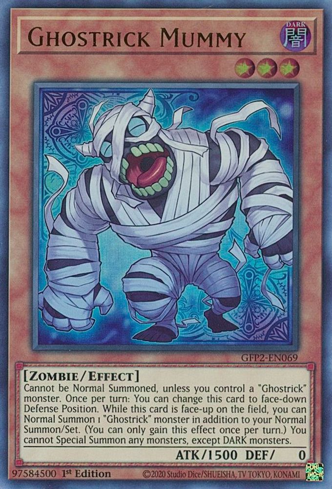 Ghostrick Mummy (GFP2-EN069) - Ultra Rare