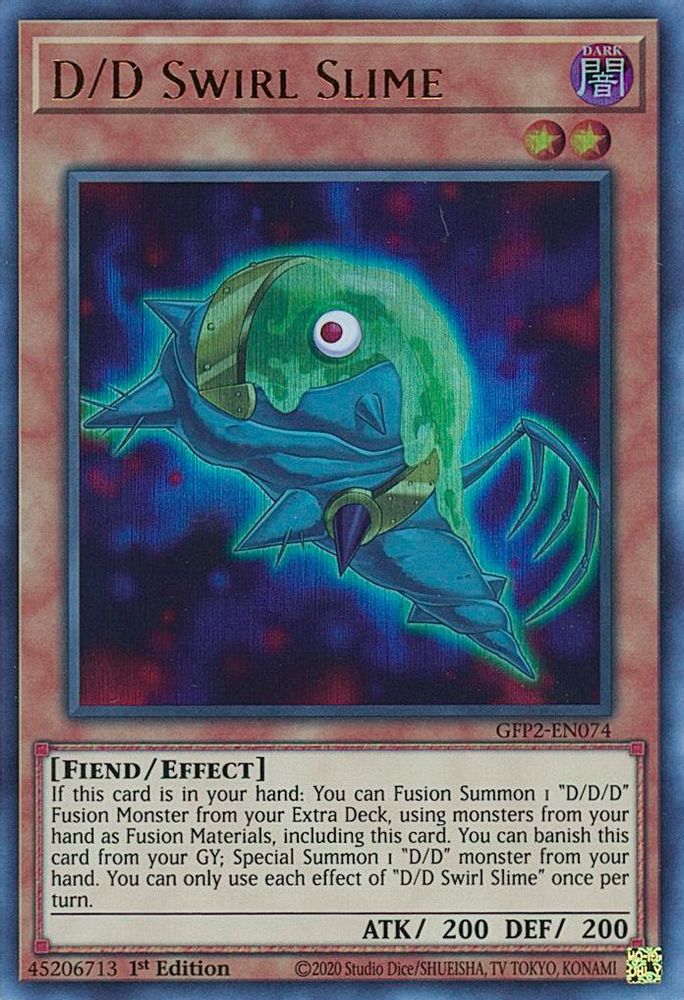 D/D Swirl Slime (GFP2-EN074) - Ultra Rare