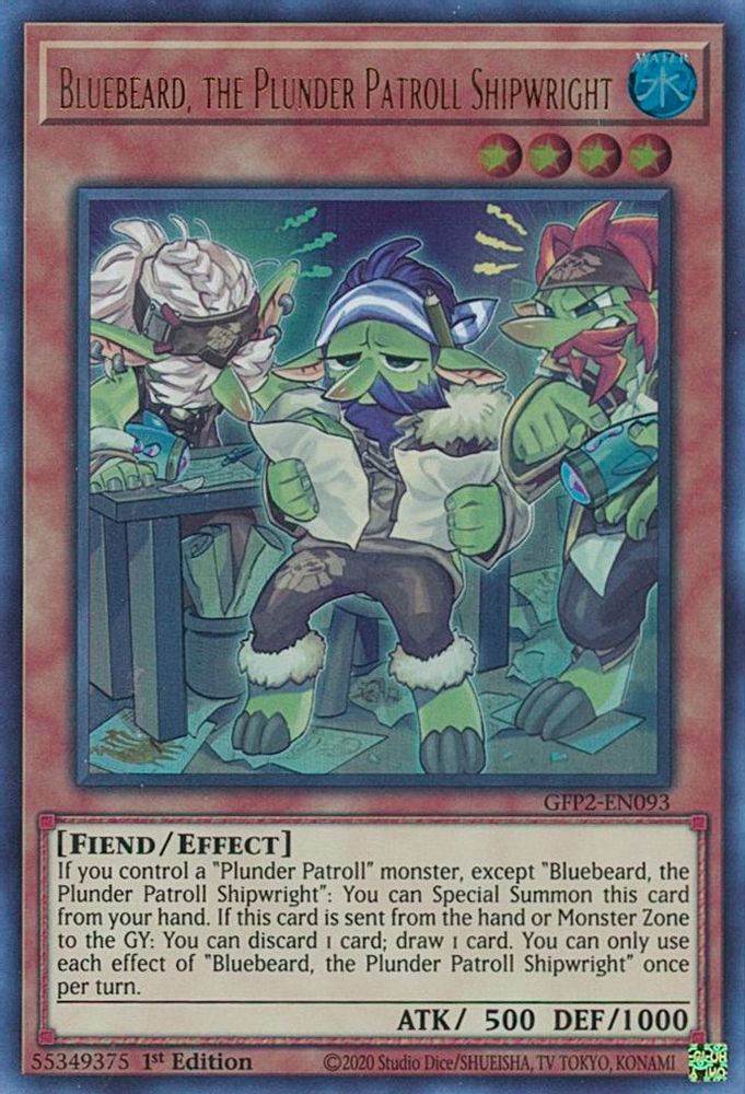 Bluebeard, the Plunder Patroll Shipwright (GFP2-EN093) - Ultra Rare