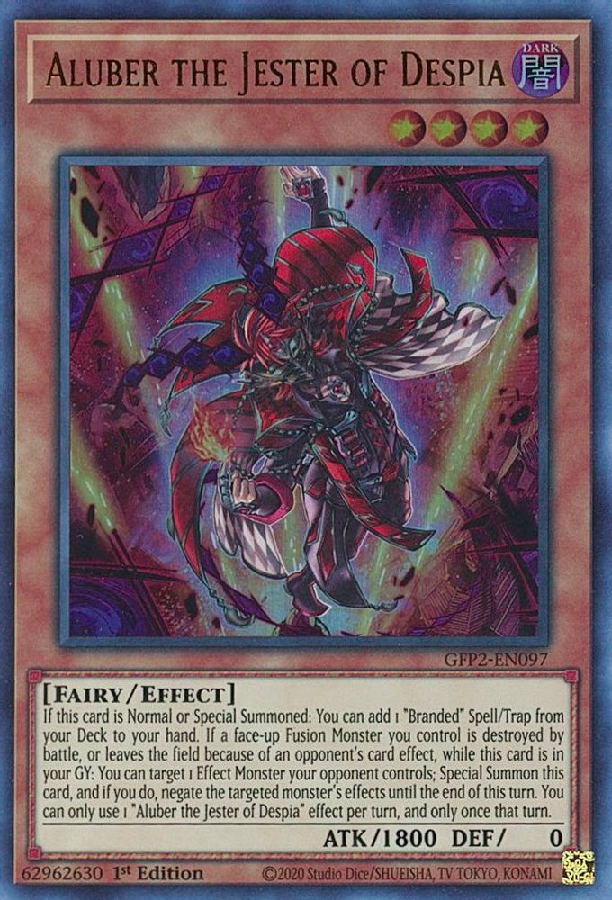 Aluber the Jester of Despia (GFP2-EN097) - Ultra Rare