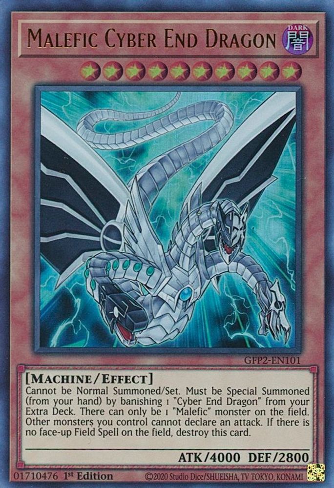 Malefic Cyber End Dragon (GFP2-EN101) - Ultra Rare
