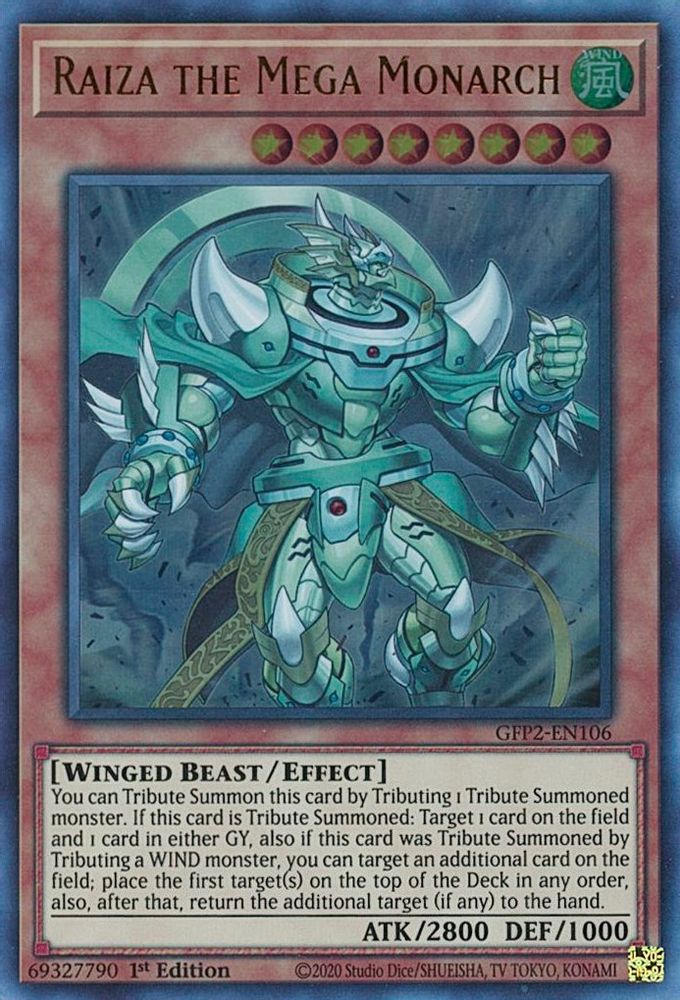 Raiza the Mega Monarch (GFP2-EN106) - Ultra Rare