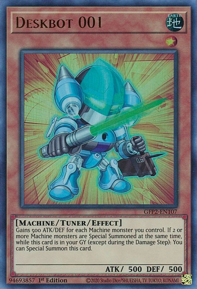 Deskbot 001 (GFP2-EN107) - Ultra Rare