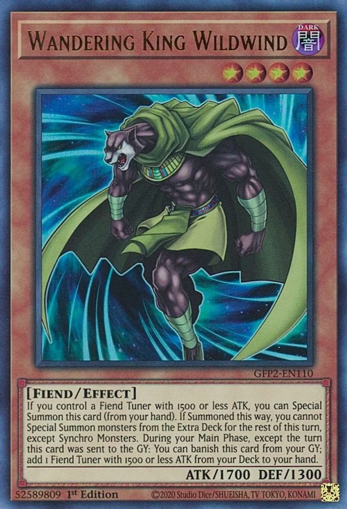 Wandering King Wildwind (GFP2-EN110) - Ultra Rare