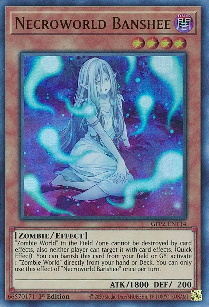 Necroworld Banshee (GFP2-EN114) - Ultra Rare