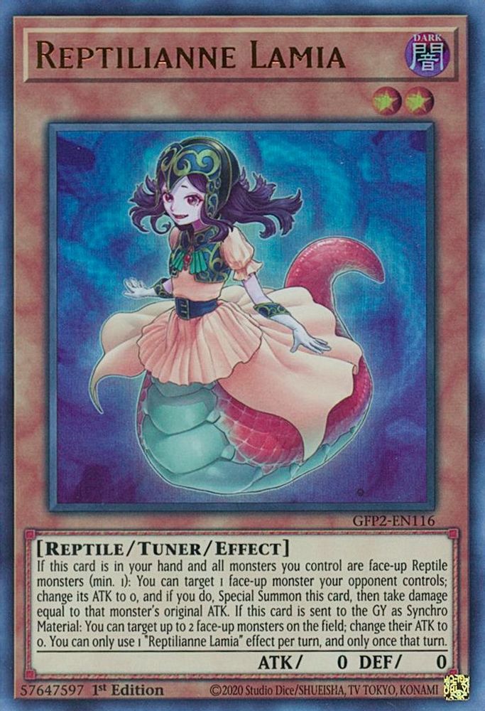 Reptilianne Lamia (GFP2-EN116) - Ultra Rare
