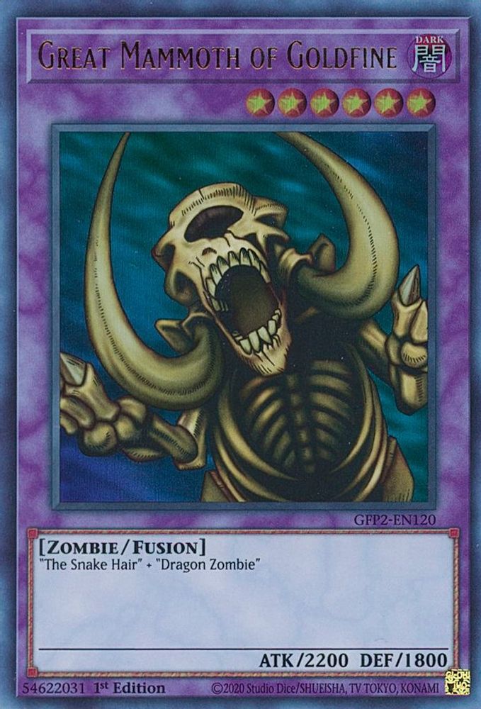 Great Mammoth of Goldfine (GFP2-EN120) - Ultra Rare
