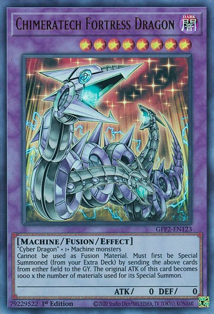 Chimeratech Fortress Dragon (GFP2-EN123) - Ultra Rare