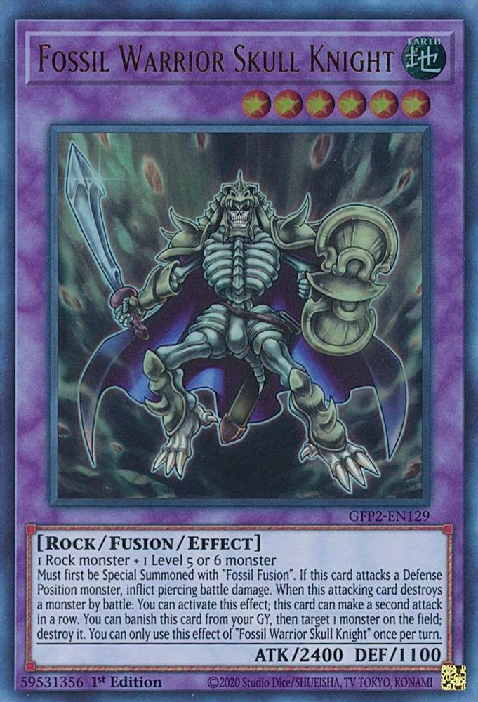 Fossil Warrior Skull Knight (GFP2-EN129) - Ultra Rare