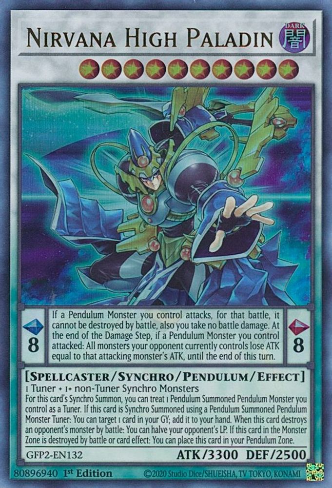 Nirvana High Paladin (GFP2-EN132) - Ultra Rare