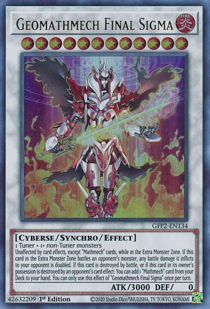 Geomathmech Final Sigma (GFP2-EN134) - Ultra Rare