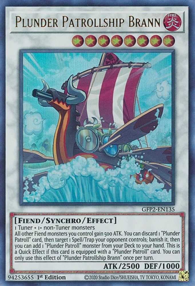 Plunder Patrollship Brann (GFP2-EN135) - Ultra Rare