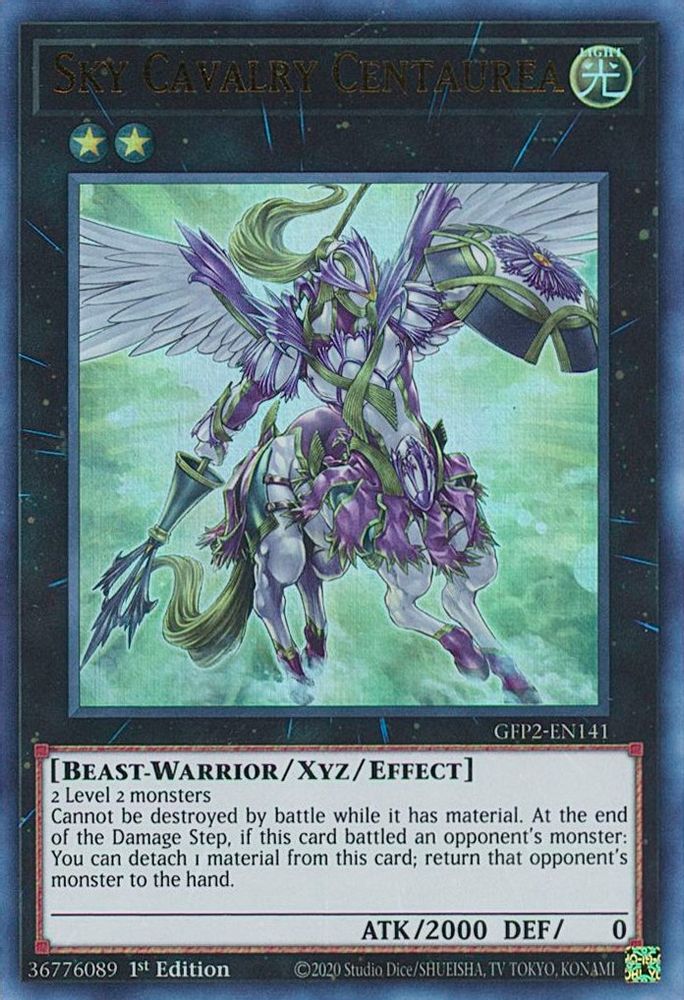 Sky Cavalry Centaurea (GFP2-EN141) - Ultra Rare