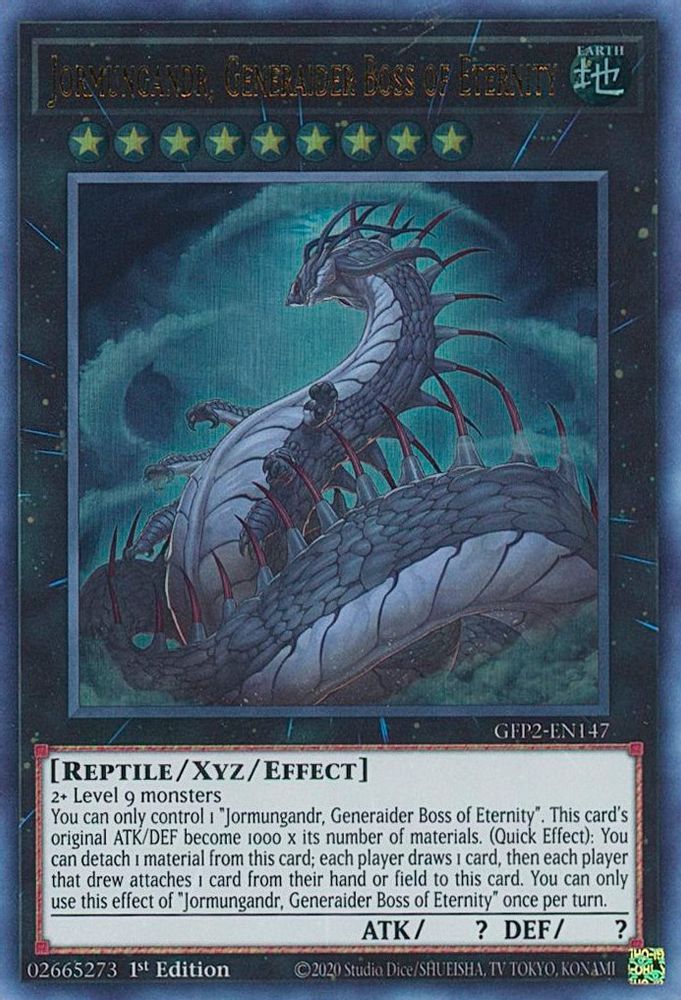 Jormungandr, Generaider Boss of Eternity (GFP2-EN147) - Ultra Rare