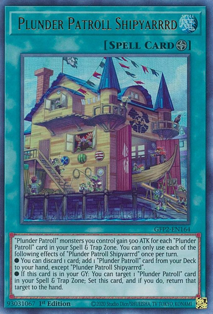Plunder Patroll Shipyarrrd [GFP2-EN164] Ultra Rare 