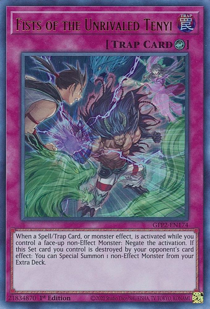 Fists of the Unrivaled Tenyi (GFP2-EN174) - Ultra Rare