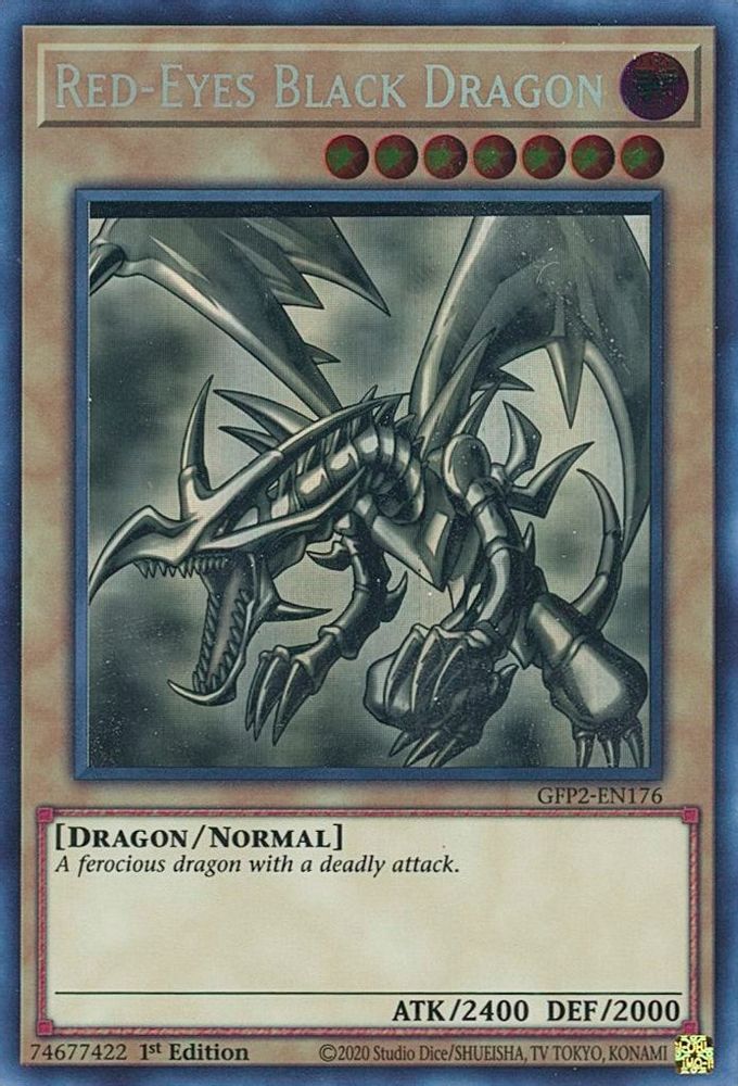 Dragon noir aux yeux rouges [GFP2-EN176] Fantôme Rare 
