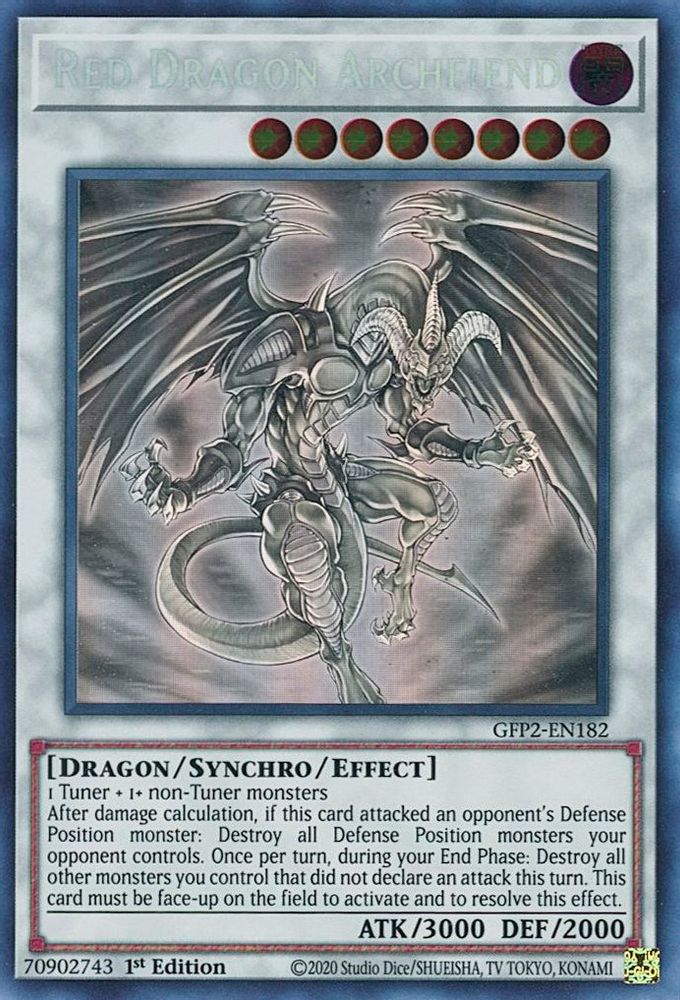 Dragon Rouge Archdémon [GFP2-EN182] Fantôme Rare 