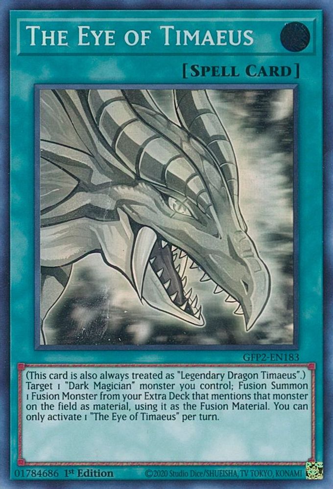 The Eye of Timaeus (Ghost Rare) (GFP2-EN183) - Ghost Rare
