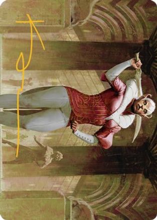 Mage's Attendant Art Card (Gold-Stamped Signature) (ASSNC-005) - Art Series: Streets of New Capenna