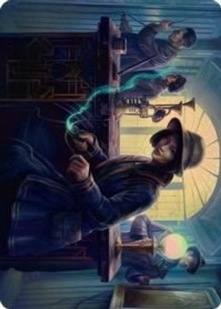 Wiretapping Art Card (ASSNC-015) - Art Series: Streets of New Capenna