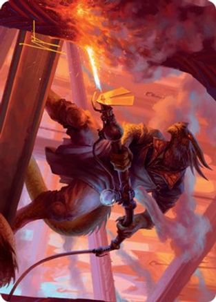 Plasma Jockey Art Card (Gold-Stamped Signature) (ASSNC-019) - Art Series: Streets of New Capenna