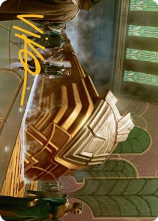 Capenna Express Art Card (Gold-Stamped Signature) (ASSNC-020) - Art Series: Streets of New Capenna