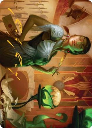 Mari, the Killing Quill Art Card (Gold-Stamped Signature) (ASSNC-057) - Art Series: Streets of New Capenna