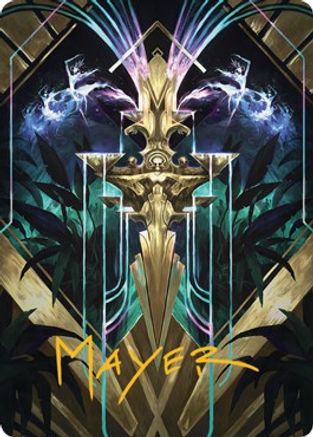 Halo Fountain Art Card (Gold-Stamped Signature) (ASSNC-066) - Art Series: Streets of New Capenna