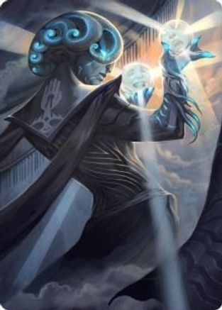 Queza, Augur of Agonies Art Card (ASSNC-075) - Art Series: Streets of New Capenna