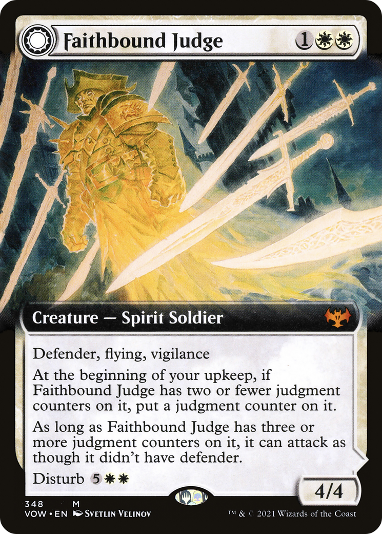 Juge fidèle // Jugement du pécheur (art étendu) [Innistrad : Vœu cramoisi] 
