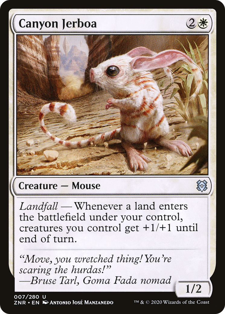 Gerboise des canyons [Ascension de Zendikar] 