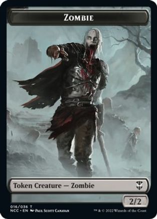 Zombie // Goat Double-Sided Token (NCC-16 // 6) - Commander: Streets of New Capenna