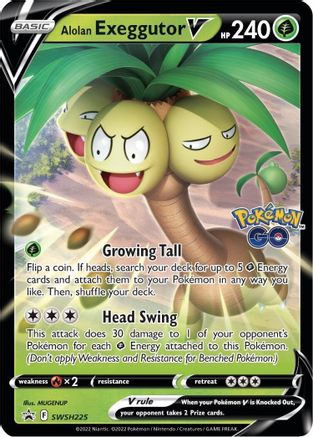 Alolan Exeggutor V SWSH225  - Holofoil - Promo