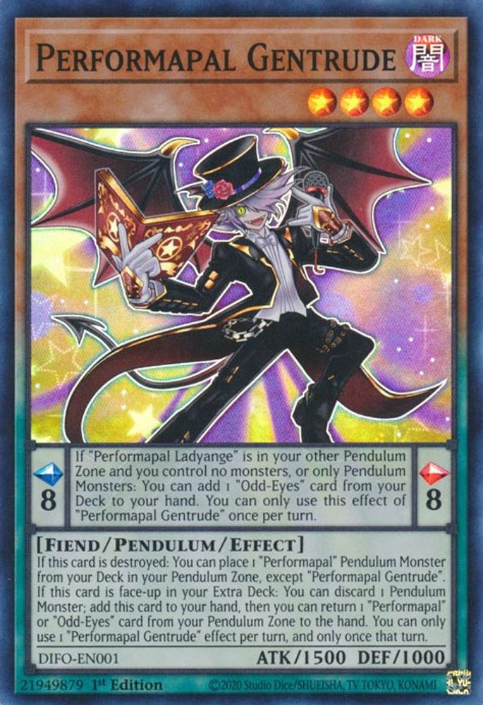 Performapal Gentrude (DIFO-EN001) - Super Rare