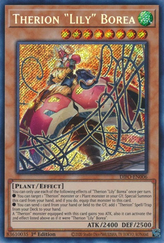 Therion "Lily" Borea (DIFO-EN006) - Secret Rare