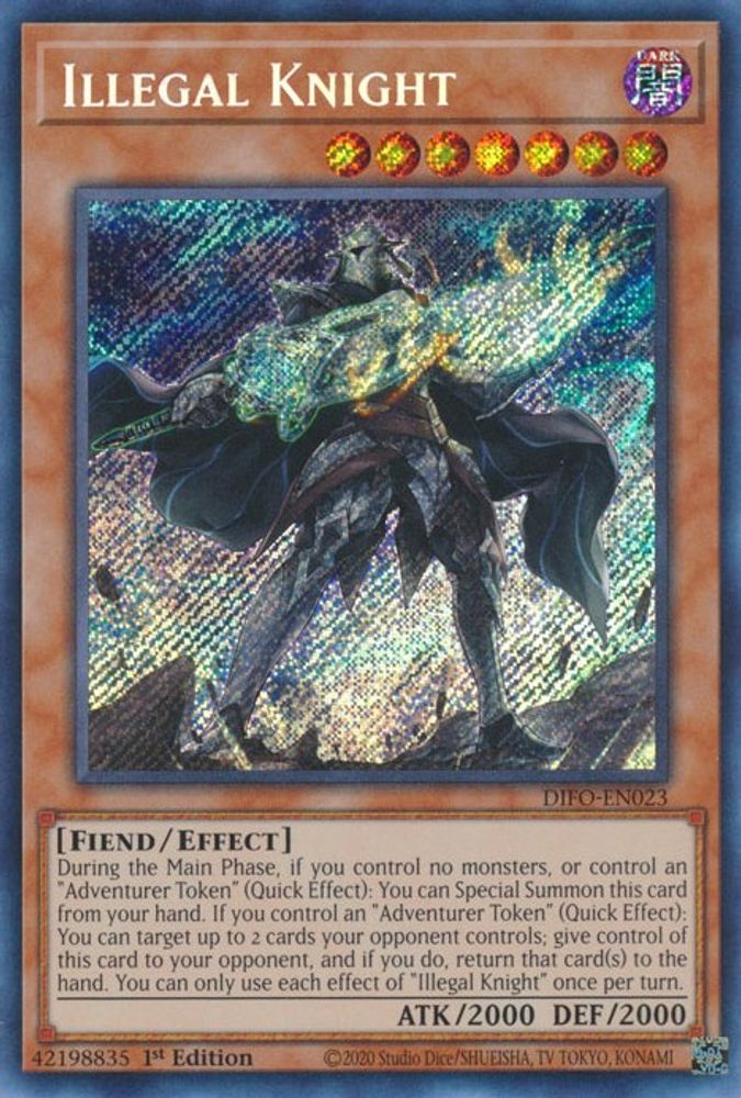 Illegal Knight (DIFO-EN023) - Secret Rare