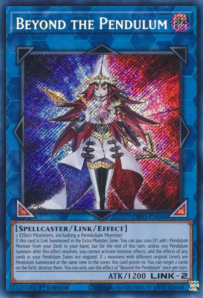 Beyond the Pendulum (DIFO-EN048) - Secret Rare