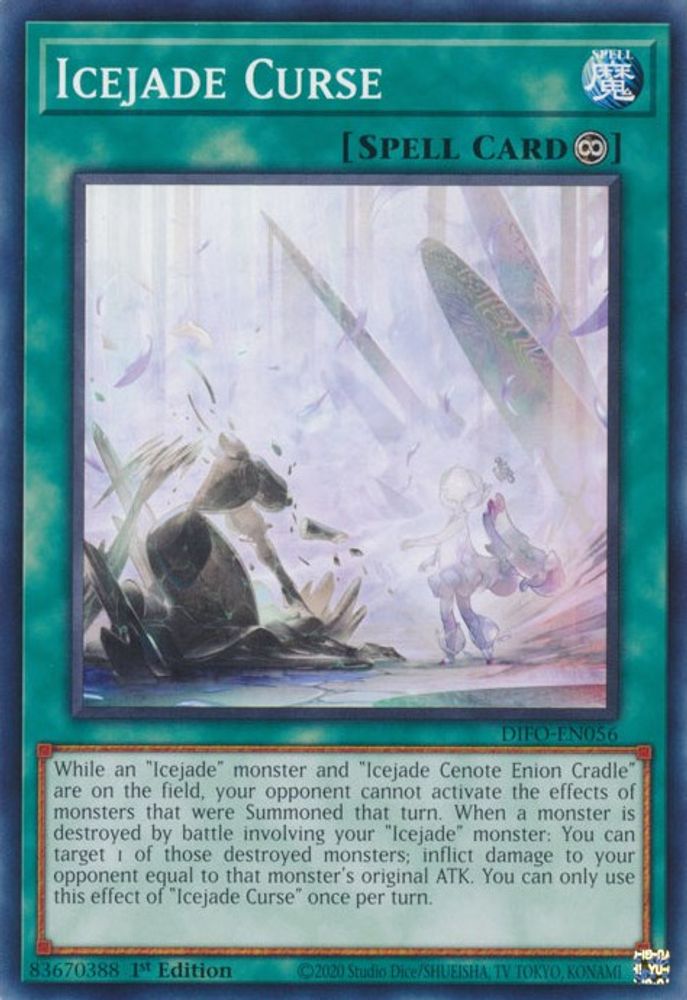 Icejade Curse (DIFO-EN056) - Common