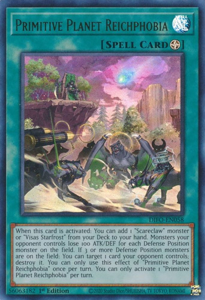 Primitive Planet Reichphobia (DIFO-EN058) - Ultra Rare